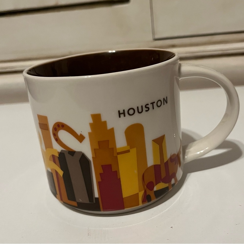 Starbucks coffee Mug You Are Here collection ~Houston,TX. 2013 Collectible Texas